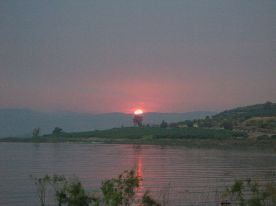 Sunset at Capernaum By Abraham (Own work) [<a href="http://creativecommons.org/publicdomain/zero/1.0/deed.e