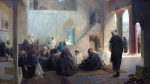 Vasily Polenov (1844-1927) Christ Among Teachers, 1896 Moscow, Tretyakov Gallery