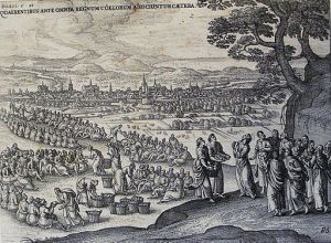 A print from the Phillip Medhurst Collection of Bible illustrations in the possession of Revd. Philip De Vere at St. George’s Court, Kidderminster, England. By Philip De Vere (Own work) [CC BY-SA 3.0], via Wikimedia Commons